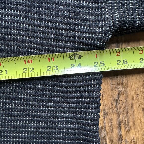 Eileen Fisher Cardigan Sweater Silk Linen Black open Front Size Large - Picture 8 of 12